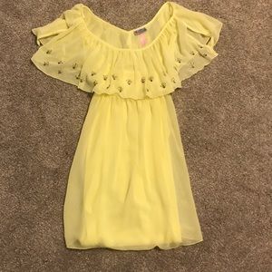 Lipsy Yellow Dress